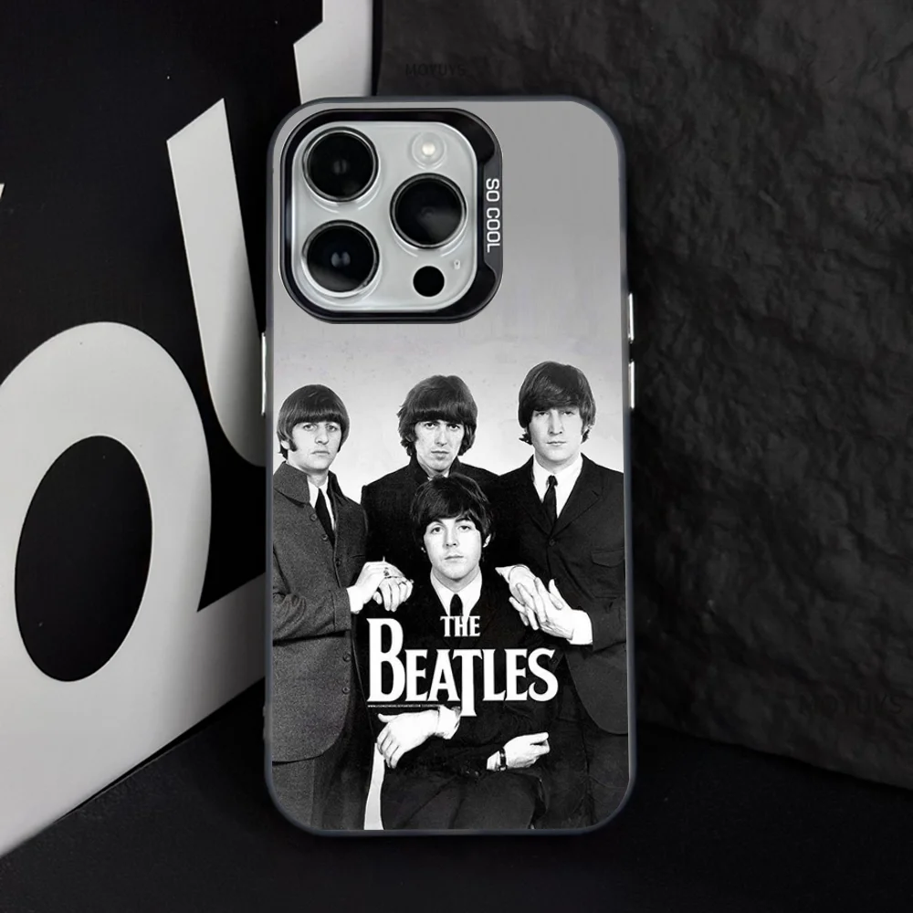 The Band B- BeatlesS Let It Be Phone Case IMD Color Silver Shell For IPhone 16 15 14 13 12 11 Pro Max Plus