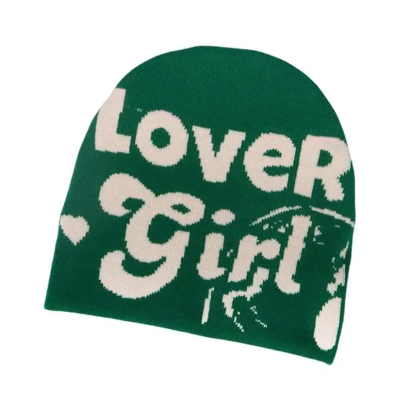 652F Unique Knit Hat Unisex Winter Hat Pullover Casual Streetwear Photo Props Women Men Breathable Knit Hat