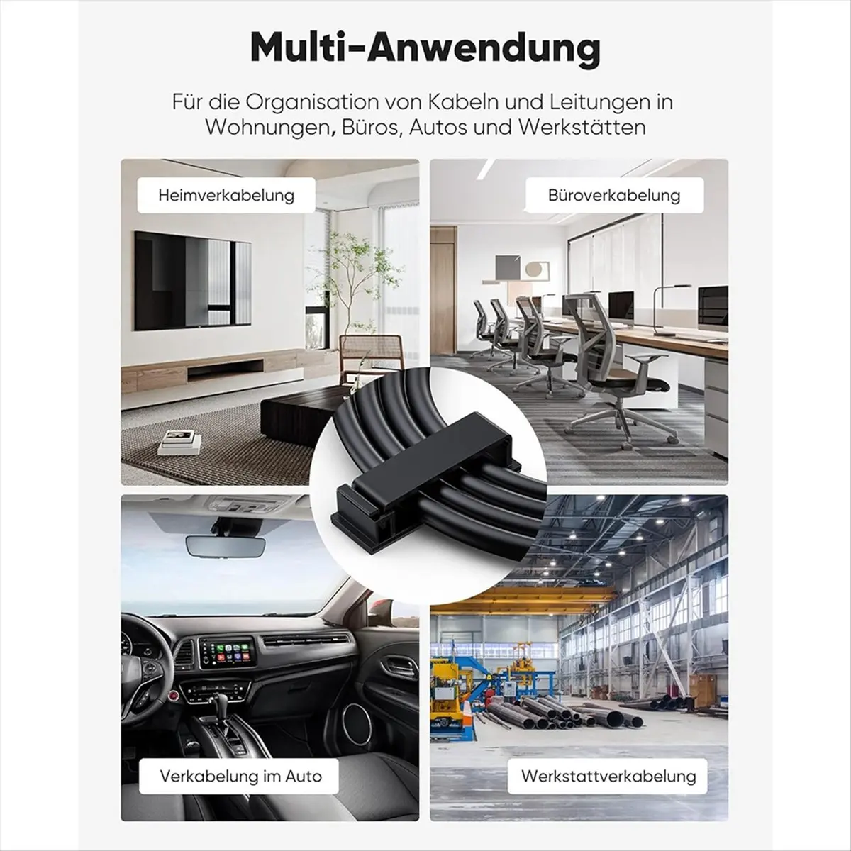 

A008 100 шт. самоклеящиеся зажимы для кабеля, держатель кабеля, самоклеящийся прочный органайзер для кабеля для стола/дома/офиса