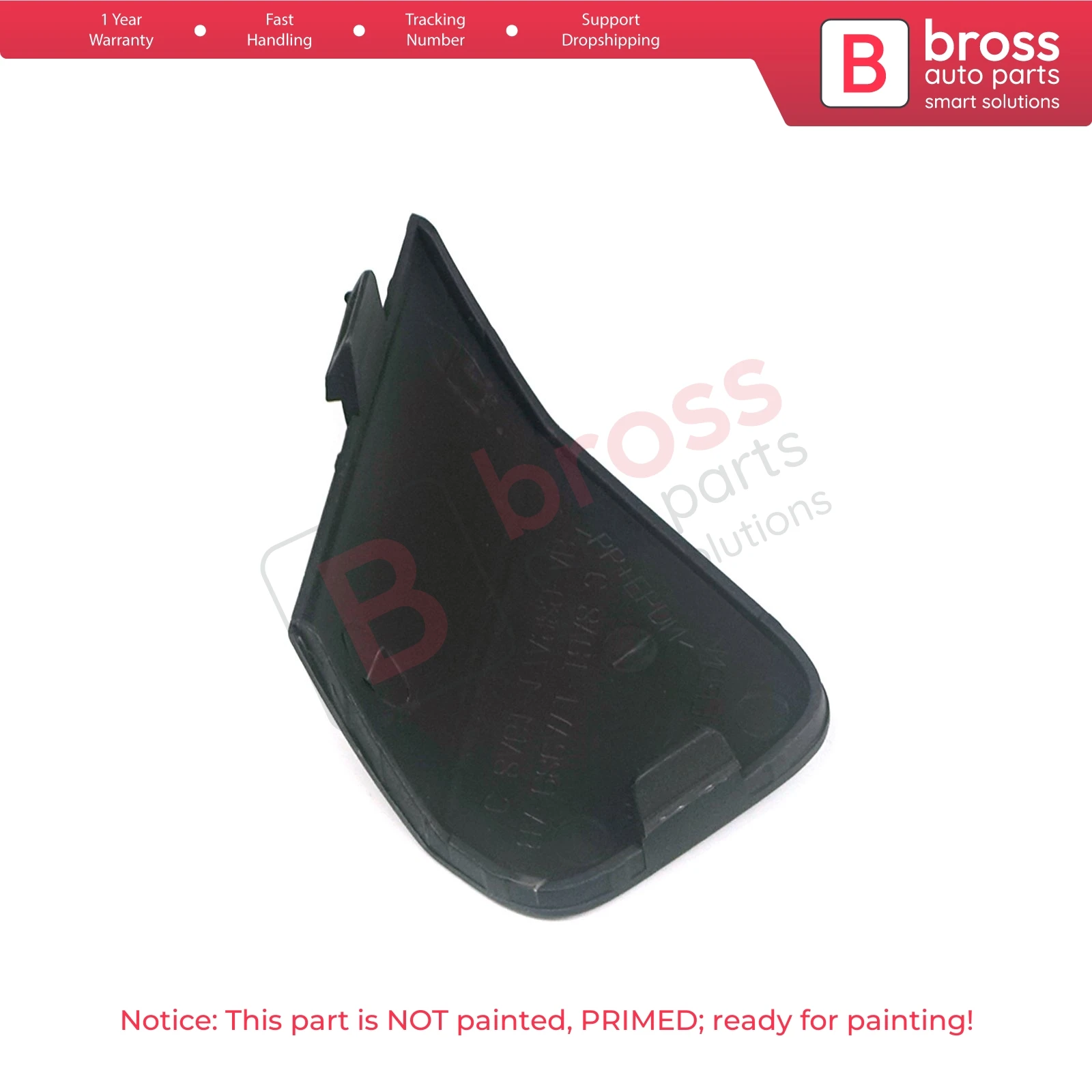 Bross Auto Parts BSP732 Front Bumper Tow Bar Eye Cover 8A6117A989AB for Ford Fiesta 2008-2012 Fast Shipment Ship From Turkey