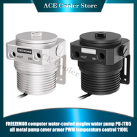 FREEZEMOD D5 Pump Full Metal Pump Cover PWM Temperature Control, Flow 1100L For Computer Watercooler MOD PU-JTD5