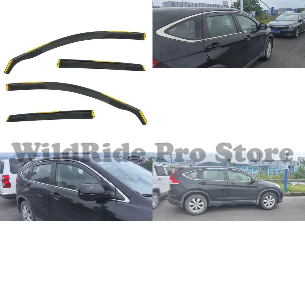 

1 set For IN CHANNEL WIND DEFLECTOR for HONDA CRV 2012 2016 RAIN GUARD WINDOW DEFLECTOR