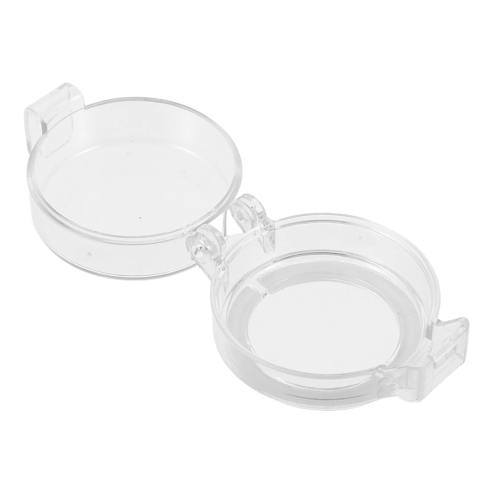 3 pçs claro à prova de crianças protetor de fechadura da porta botão capa para o quarto cozinha uso escolar deadbolt guarda pegajoso transparente