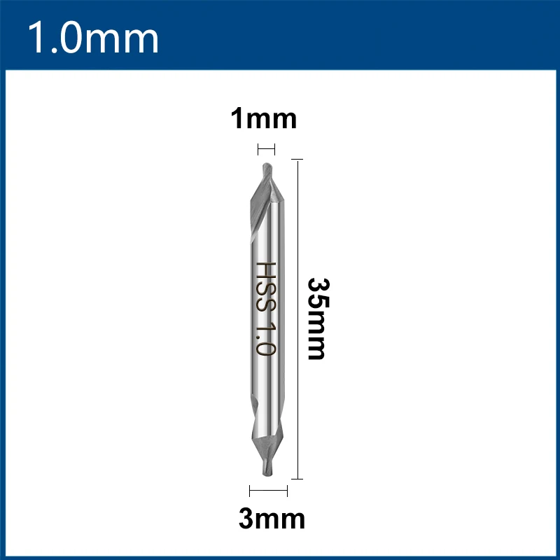 XCAN Bohrer Spiralflöte 60 Grad HSS 6542 Mittelbohrer Metallbohrwerkzeuge 1,0 1,5 2,0 2,5 3,0 3,15 3,5 4,0 5,0 6,0 mm