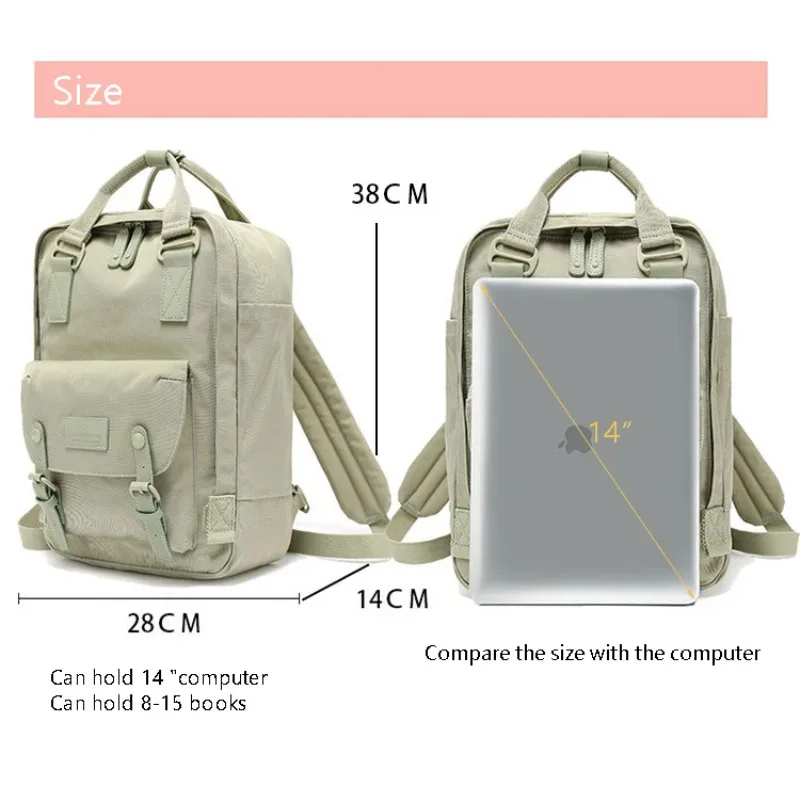 2025 backpack female mummy bag leisure bag male students mochila notebook backpack medium school backpack рюкзак женский bolso
