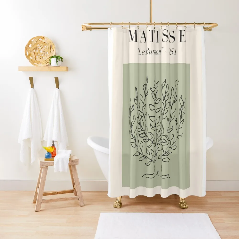 

Matisse 1951 Shower Curtain Bathroom Accessorys Anime Shower Window Waterproof Fabric Bathroom Curtain