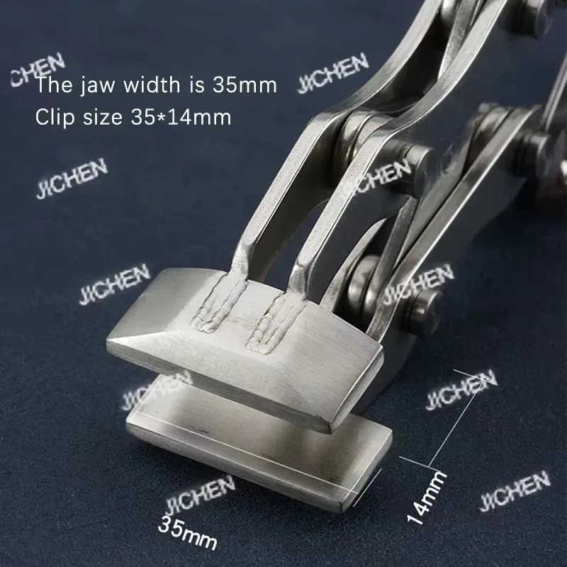 

CJccCJcc versalDIY патрон плоскогубцы высококачественные параллельные плоскогубцы из нержавеющей стали кожаные плоскогубцы ручной работы