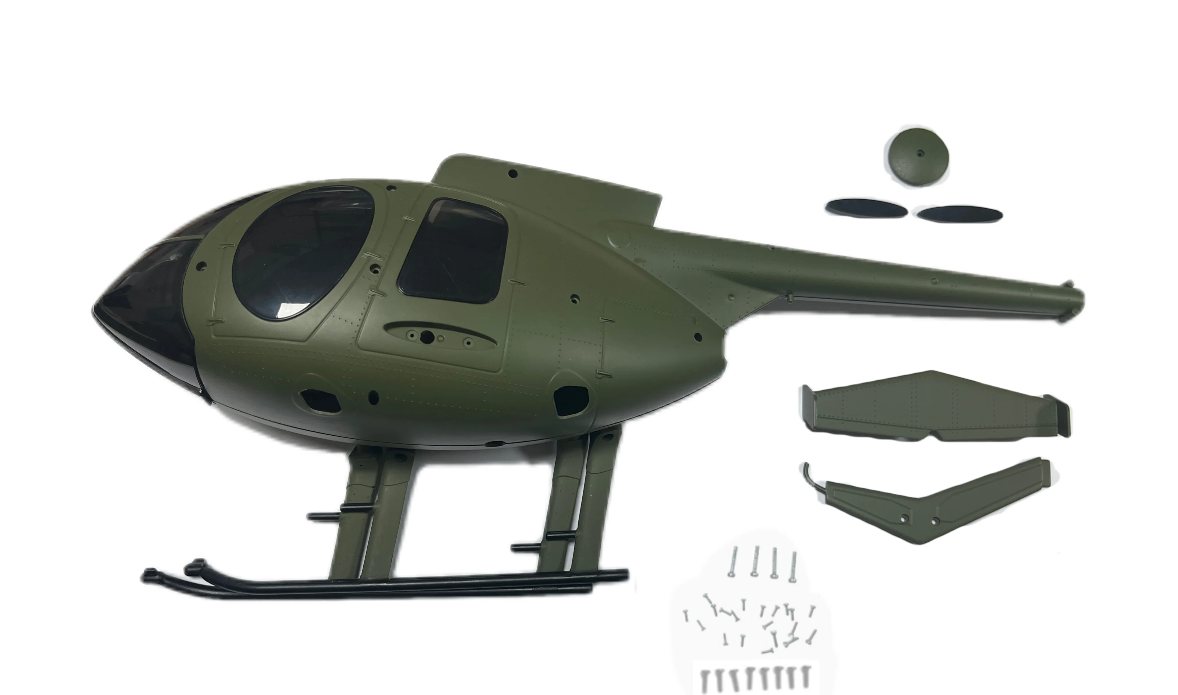 RC EAR C189 MD500 RC Helicopter Spare Parts Body Shell  Screw main Blade Servo  ESC Horizontal wing Mainboard (parts 2）