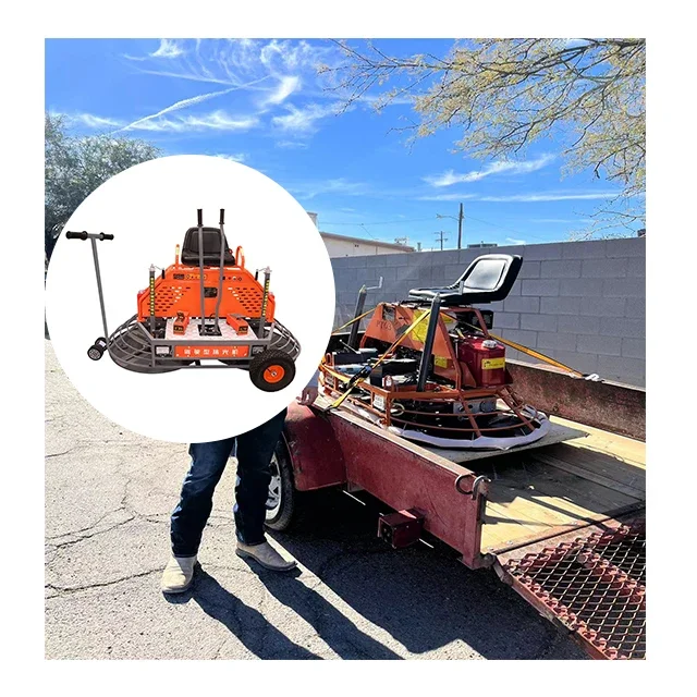 Concrete Leveling Trowel Advanced Design Max Speed 3600 Driving Type Troweling Machine For Construction