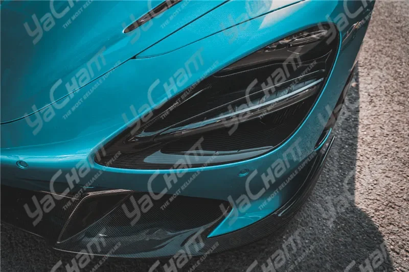 Dry Carbon Fiber Front Lip Fit For 2018-2020 McLaren 720S VRS Silverstone Edition Style Front Lip Diffuser