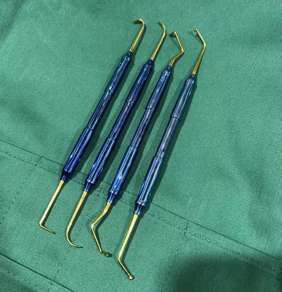 

4pcs/set Dental Implants External Maxillary Sinus Lift Lifting Tools Handhold Teeth Treatment Double Ends tool