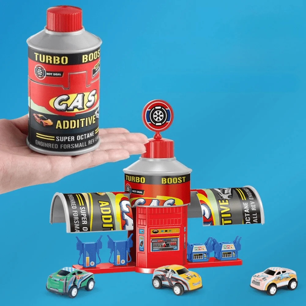 

Мини-трансформерная сцена парковки включает маленький автомобиль, игрушки-головоломки своими руками для детей, дизайн аккумуляторного танка