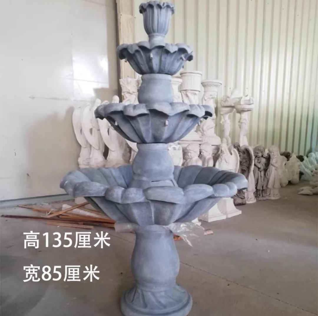 Outdoor Garden Garden European Running Water Fountain Fish Pond Fountain Aquascape Molds