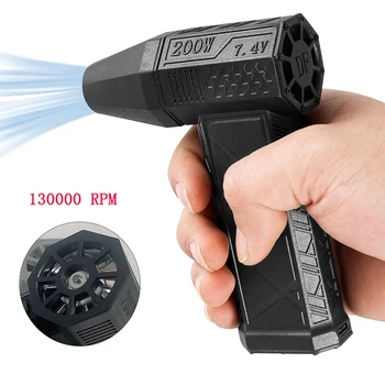 Mini Turbo Jet Fan 130000RPM Wind Speed ​​Brushless Motor Handheld Duct Fan High Performance Cyclone Turbo Electric Blower