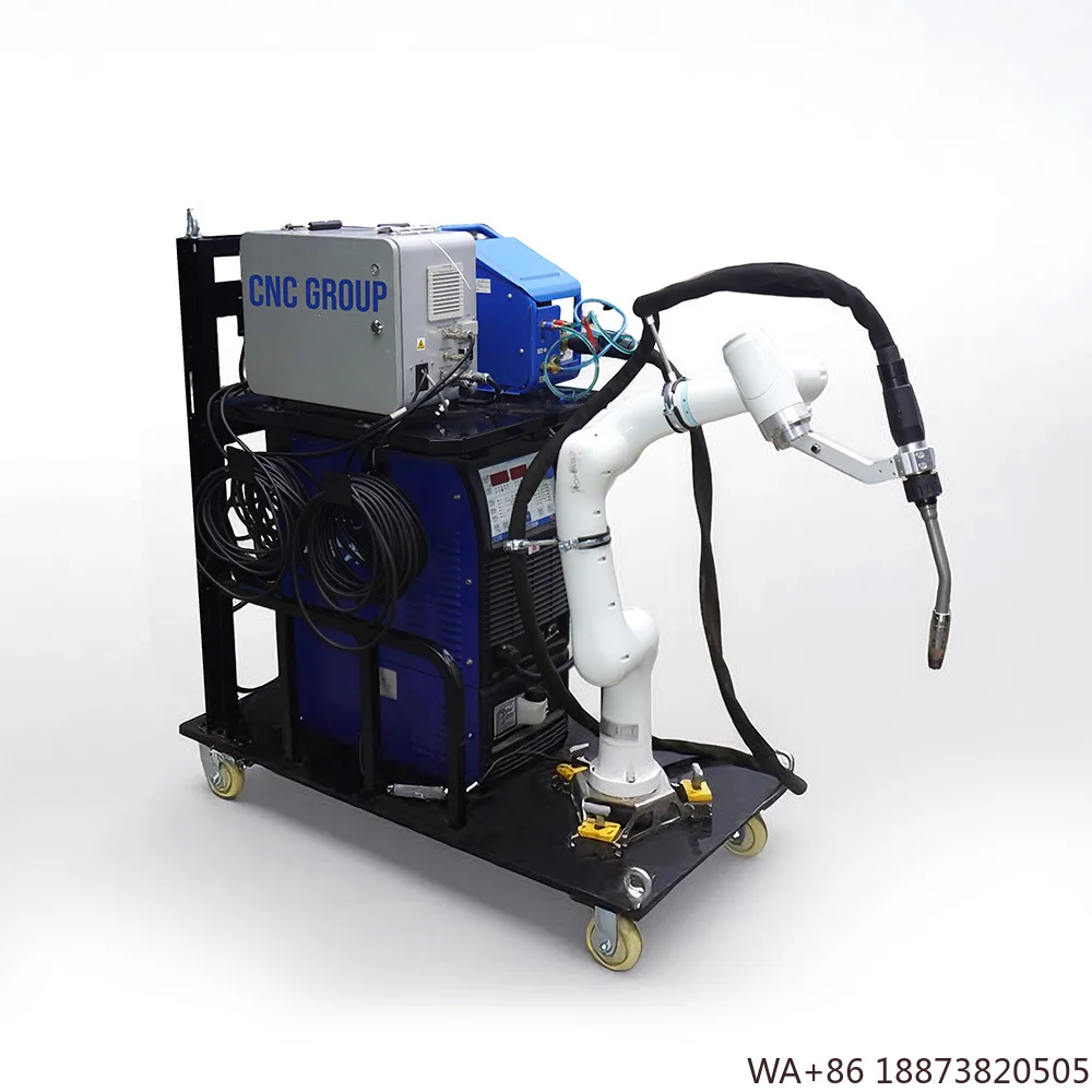 Robot Collaborative   6 Axis Automatic  ic Arm   Arm Cobot Welding   with Trolley Good Quality