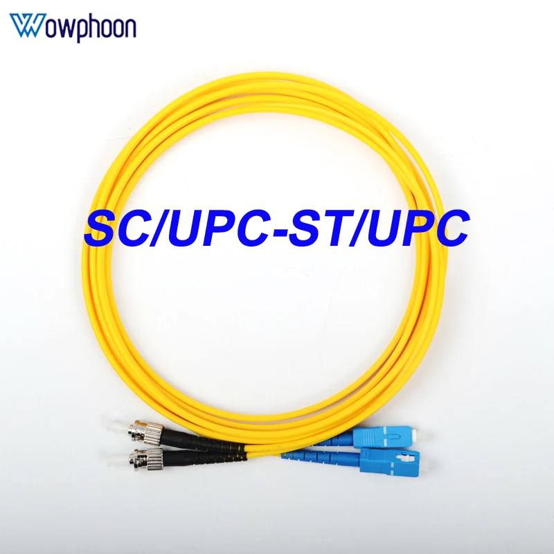 

SC/UPC-ST/UPC 1/2/3/5/10/15/20M 9/125um 3.0mm SM Duplex Optical Fiber Cable Patch Cord 2 Core Fiber Optic Pigtail Customized