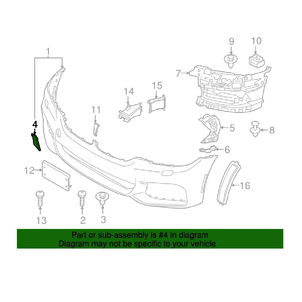 Fit 17-19 BMW 5 Series G30 G31 M-SPORT 518d 520i 530i 540i 520d 525d 530d 530e 535i 535d Front Tow Cover 51118069068