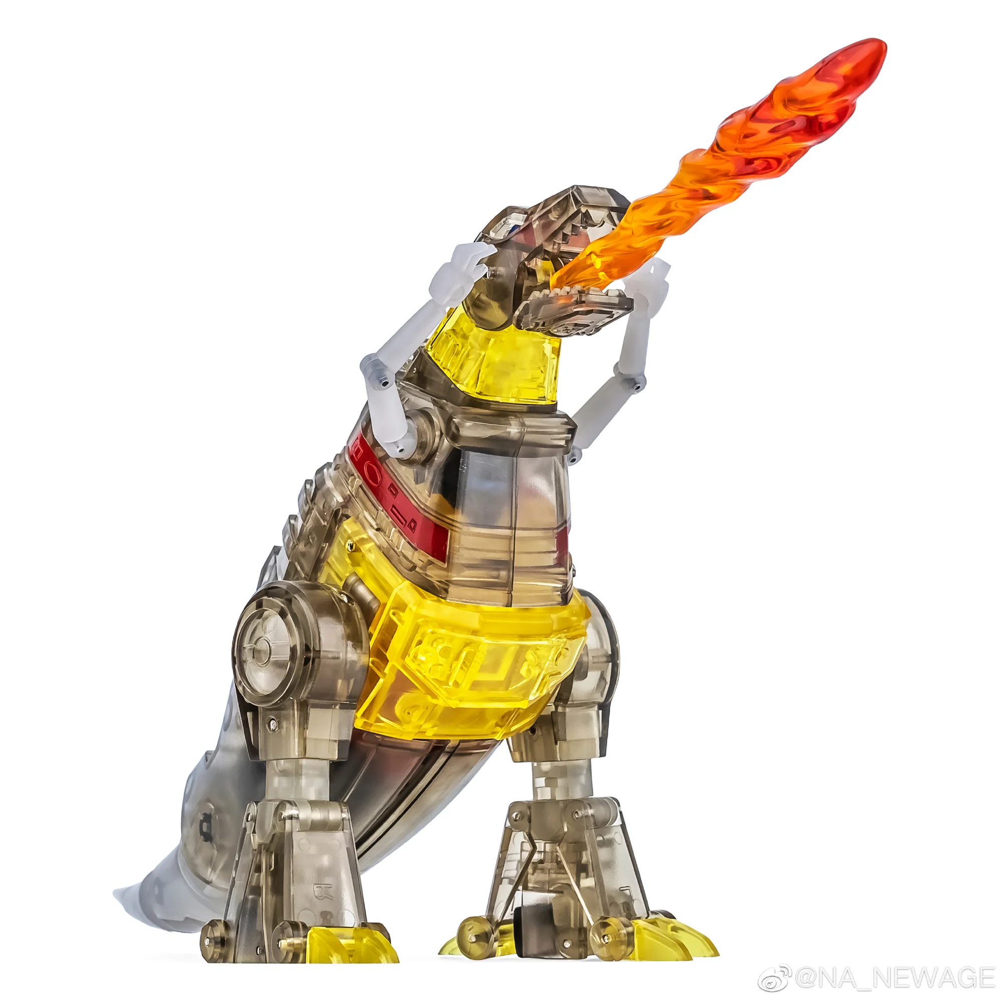 NEW IN STOCK Newage Transformation NA H44T Transparent Grimlock Ymir G1 Animation Small Scale Action Figure With Box