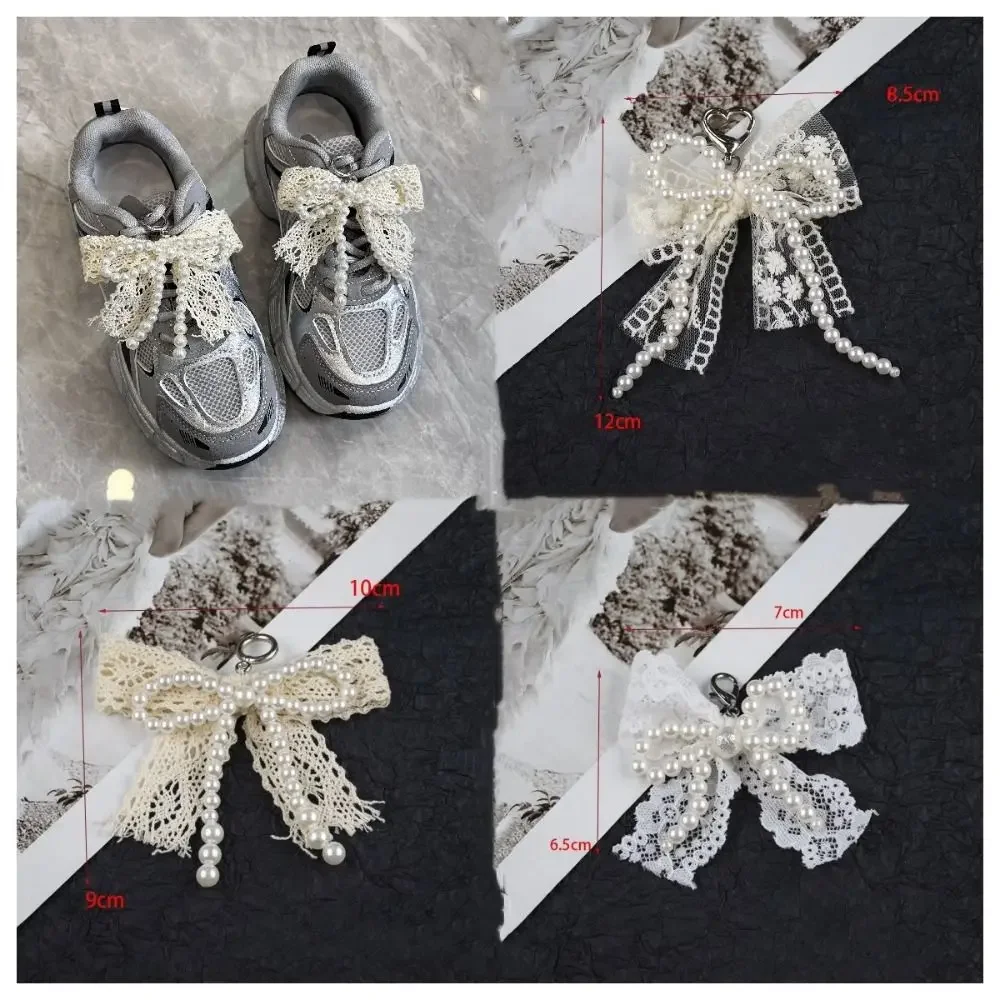 1 ชิ้น รองเท้าลูกไม้ใหม่ หัวเข็มขัดดอกไม้ โบว์มุก DIY รองเท้า แฟชั่น เครื่องประดับรองเท้า สำหรับรองเท้าผ้าใบตกแต่ง