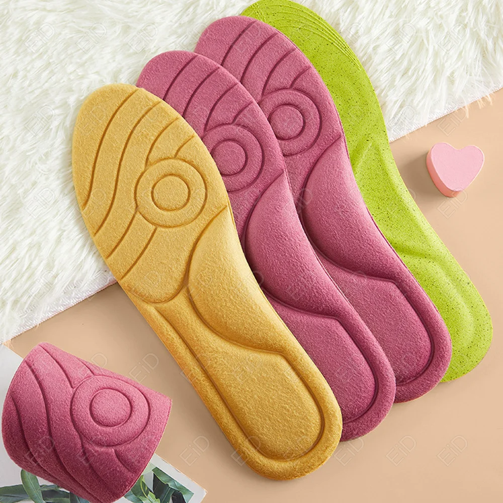 Self Heating Insoles Thermostatic Thermal Insole Massage Memory Foam Arch Support Shoe Pad Heated Pads Winter Men Women