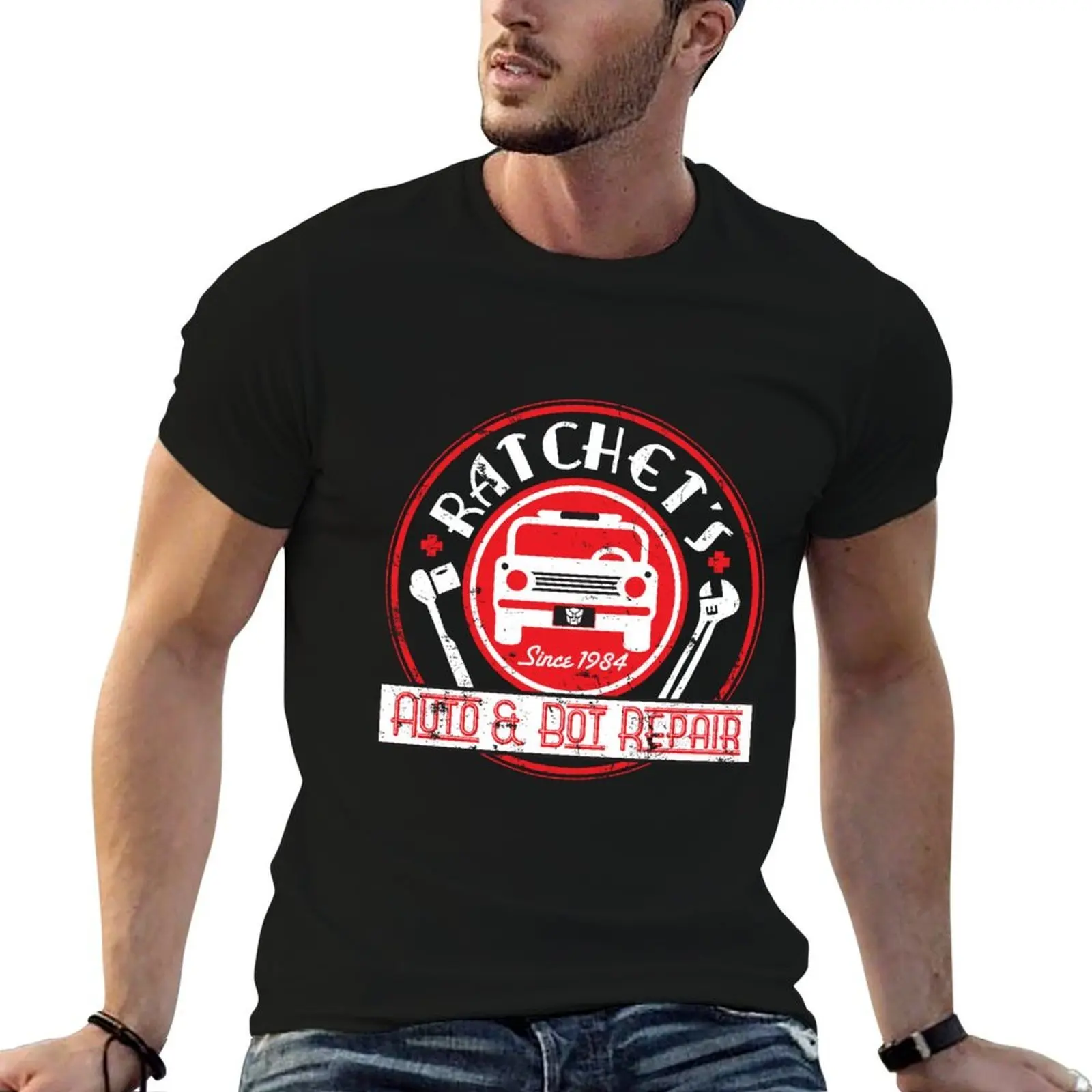 

Ratchet's Auto & Bot Repair T-Shirt cotton t shirts high quality men t shirt cotton 100% printed t shirts for man T-shirt