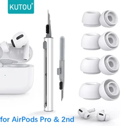 KUTOU punte per le orecchie in Silicone liquido 4 paia forfor Airpods Pro e Airpods Pro tappi per le orecchie con cuscinetti per la riduzione del rumore di seconda generazione