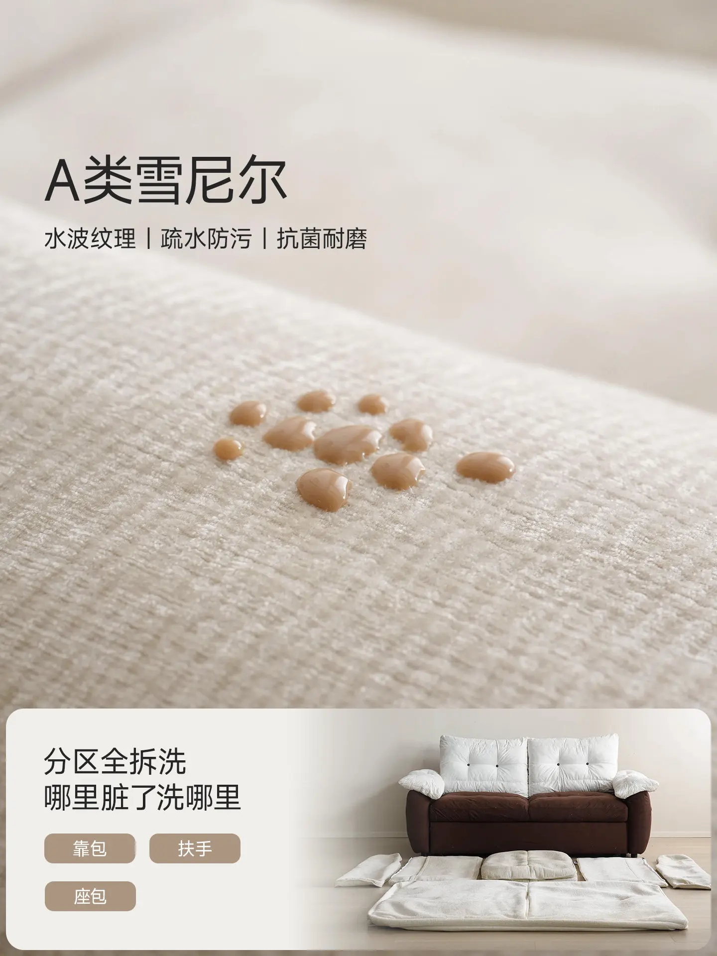 Multifunctional sofa bed removable and washable single double integrated dual-purpose bed 2026 new small apartment fabric sofa