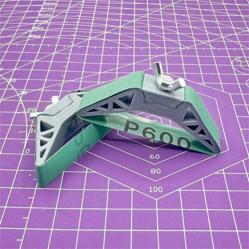 Y6GD Ergonomic Curved Surfaces Sander For Model Making for 1.2x15.5.0cm Sandpaper