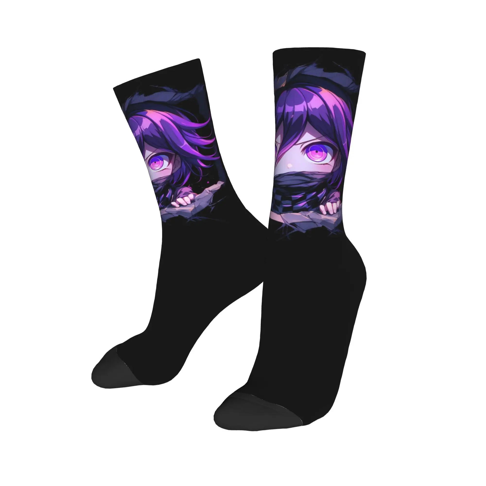 Kokichi Manga Collection Socks Men's Women's Polyester Fashion  Socks Harajuku Spring Summer Autumn Winter Middle Tube Socks