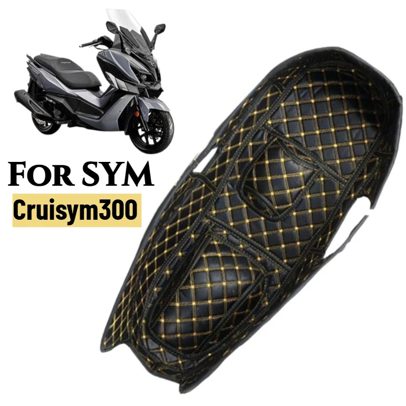 

For SYM Cruisym300 Cruisym 300 Motorcycle Storage Box Seat Inner Bucket Liner Pad Prevent Scratches Shockproof Abnormal Noise