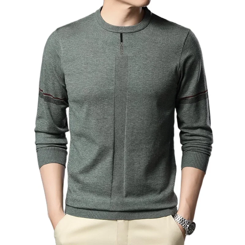 جديد الرجال سترة الموضة بلون معطف شتاء الأعمال عادية القلب العنق سترة البلوز الرجال XT39