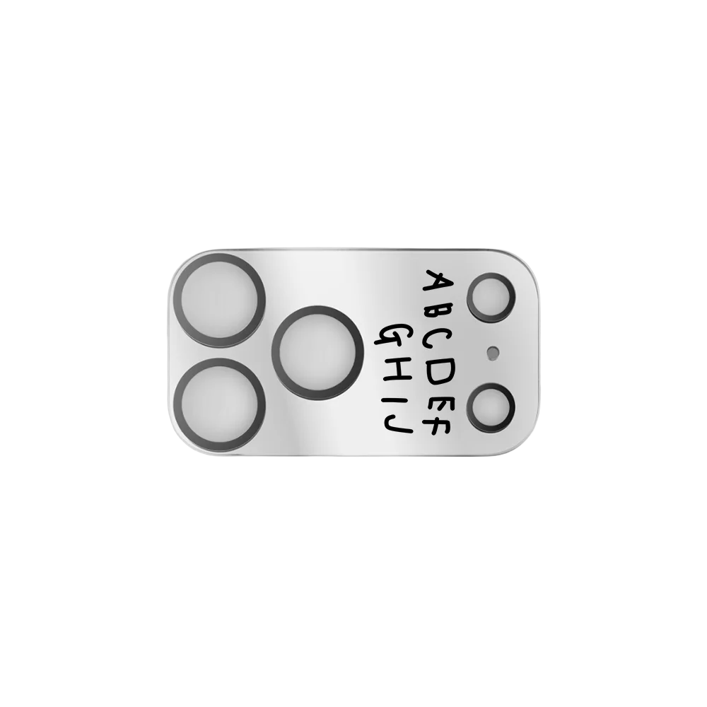 

601071 Scratch Resistant Camera Lens Protector Compatible with iPhone 17 Pro Max / 17 Pro Glass Rear Cover