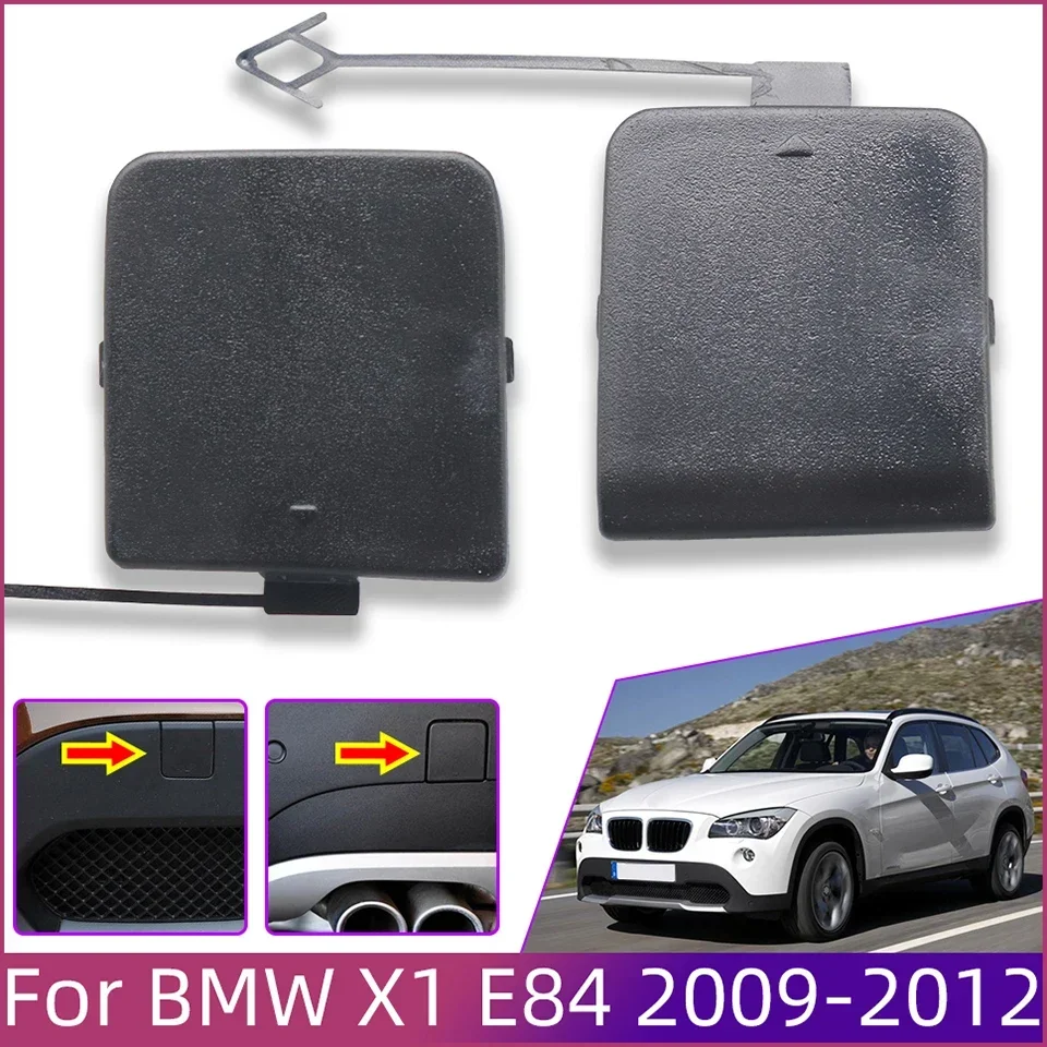 

For BMW X1 E84 2009-2012 Auto Front Rear Bumper Towing Hook Cover Garnish Hauling Cap Housing Facelift Painted Trim Shell