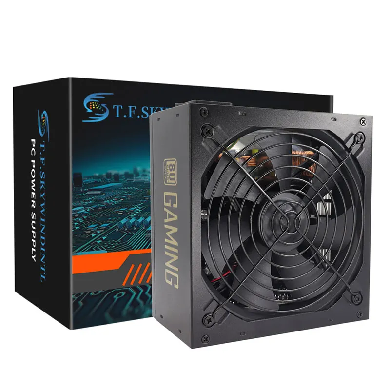 

750W Gaming Power Supply 80 Plus Gold ATX PC PSU Fully Modular 110-220V 24pin Ultra-Quiet Suitable for Desktop Computer Server