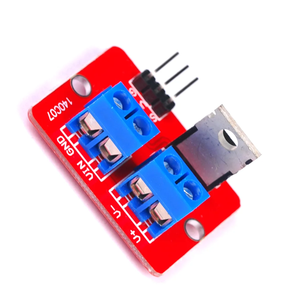 Picture 5: 0-24V Top Mosfet Button IRF520 MOS Driver Module For Arduino MCU ARM Raspberry pi