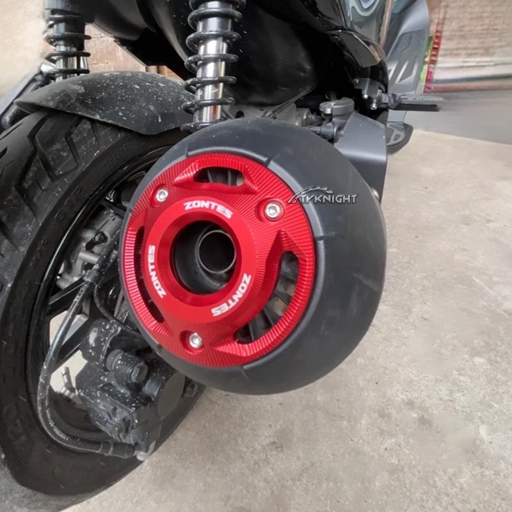 Suitable for ZONTES 150D/150M/310M/350D exhaust port protective cover decorative cover exhaust pipe anti scald tail cover - Image 3