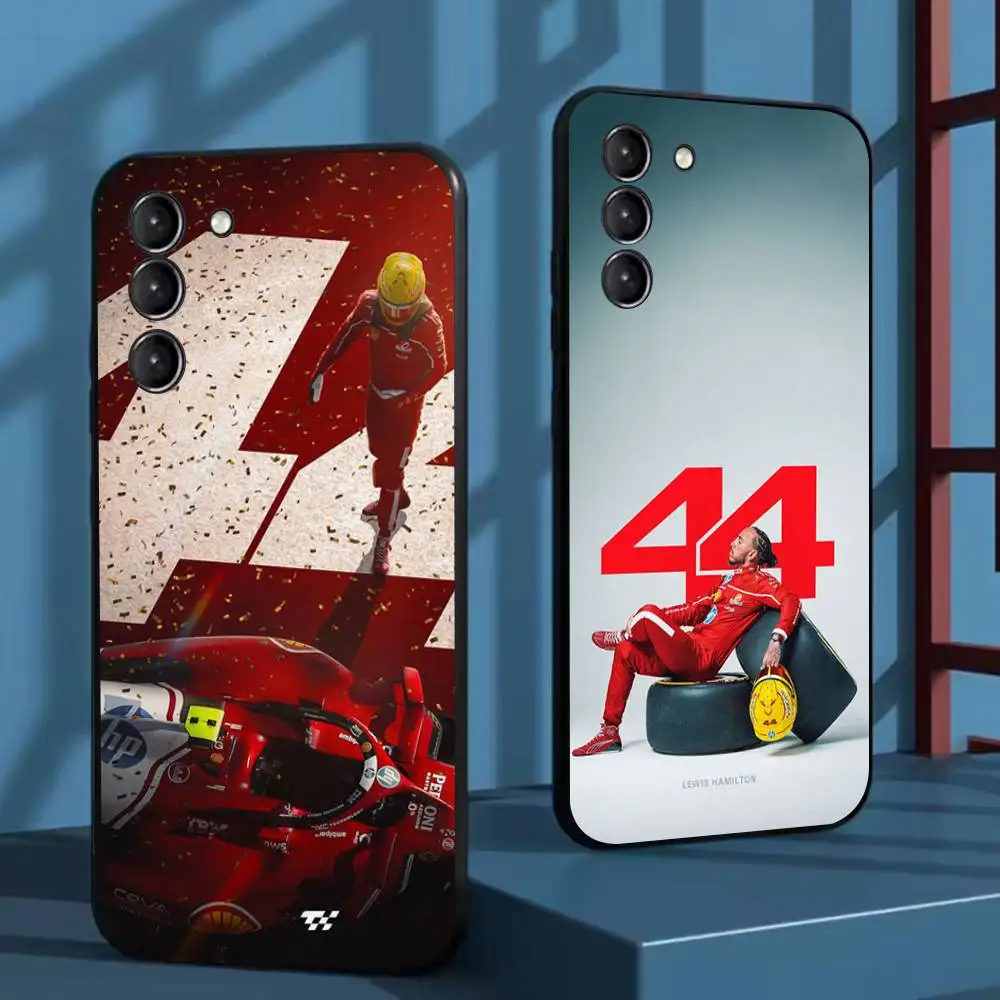 

44 L-Lewis Hamilton Phone Case For Samsung Galaxy A73,72,51,53,52,71,22,5G,Note,J7,8,9 Soft Black Cover