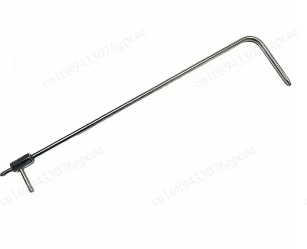 L-shaped Pitot Tube Length 350mm 500mm 1000mm Connected To Digital Pressure Gauge To Measure Flow Rate