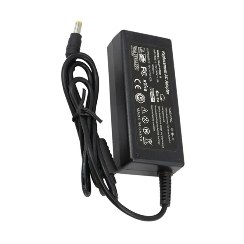 Adaptor AC Laptop Baru 19V 3,42 A 65W 5.5Mm X 1.7Mm untuk Pengisi Daya Notebook Acer