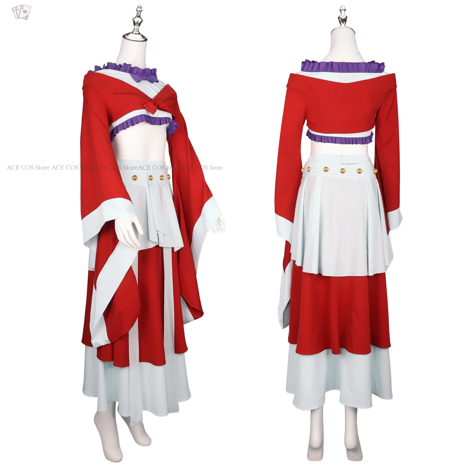 Anime Maomao Cosplay Costume Red Dacing Suit The Apothecary Diaries Bare-midriff Chinese Style Set Halloween Party Outfit Women