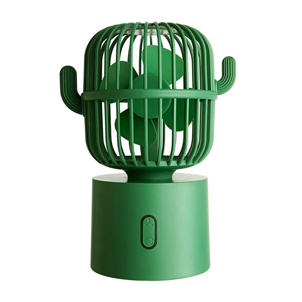 

Cactus Shake Head Fan USB Charging Desktop Creative Mini Home Office Fan