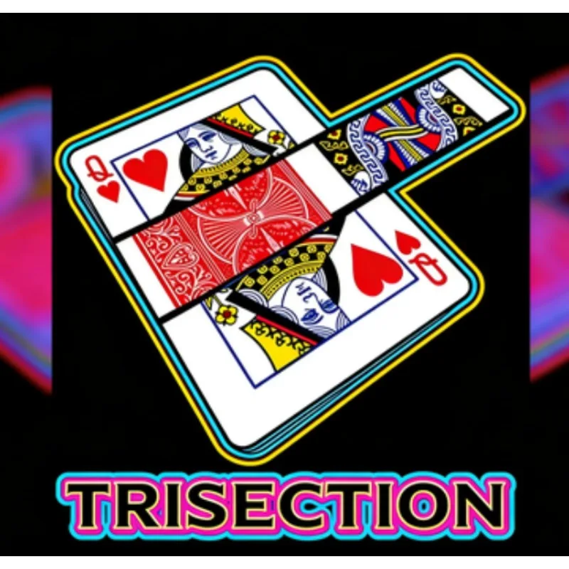 TRISECTION by Mickael Chatelain – Visual Card Magic Trick, Close Up Illusion Gimmick for Magicians