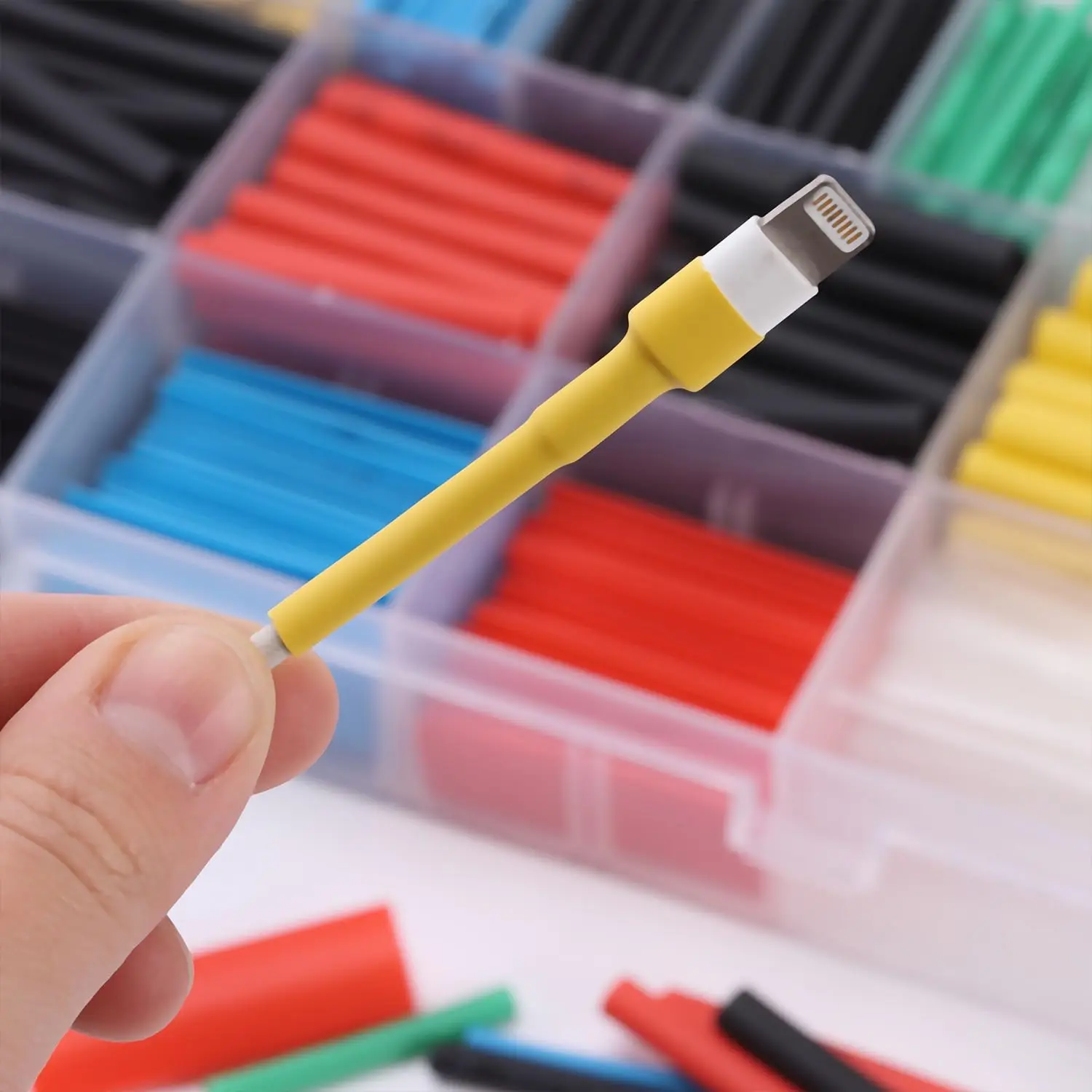 Heat Shrink Tubings,Wire Cable Wrap Assortment Tube Sets Heat Shrink Tube Kit for Electrical Insulation, Repairs, and Wire Conne