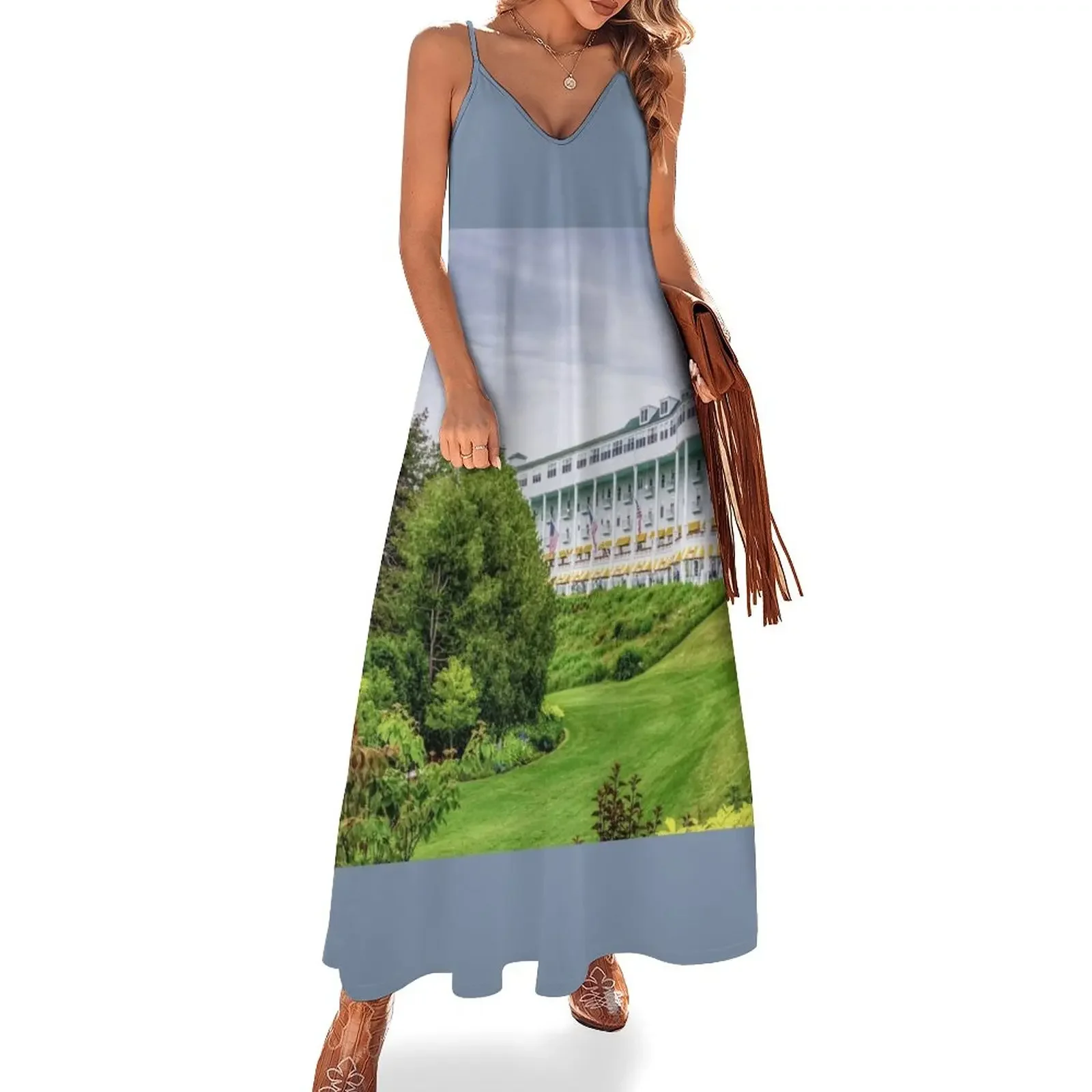 

Grand Hotel Mackinac Island Sleeveless Dress summer dresses ladies 2025 evening dresses ladies Dance dresses