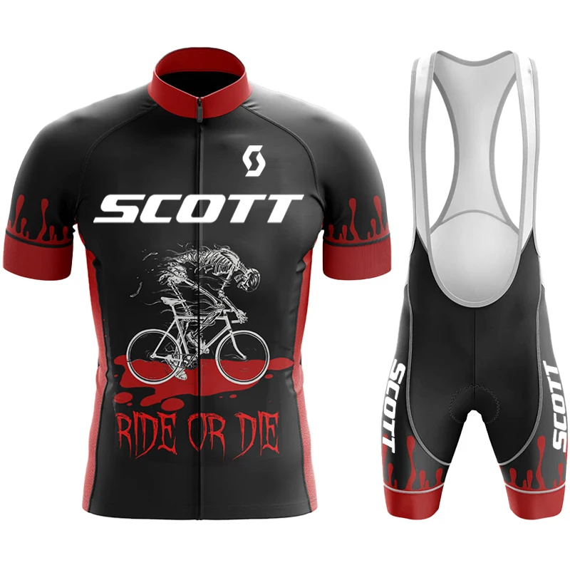 SCOTT Bicycle Jersey Sets Mountain Bike Jerseys Men\'s Cycling Uniform Man Mtb Clothing Men Cycle Wear Maillot Cyclisme Bycicle