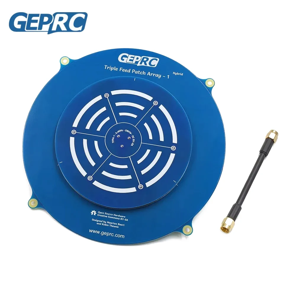 Geprc Triple Feed Patch Array 5,8 GHz zirkular polarisierte Antenne für lange Drohne RC Drohne VTX Video übertragung