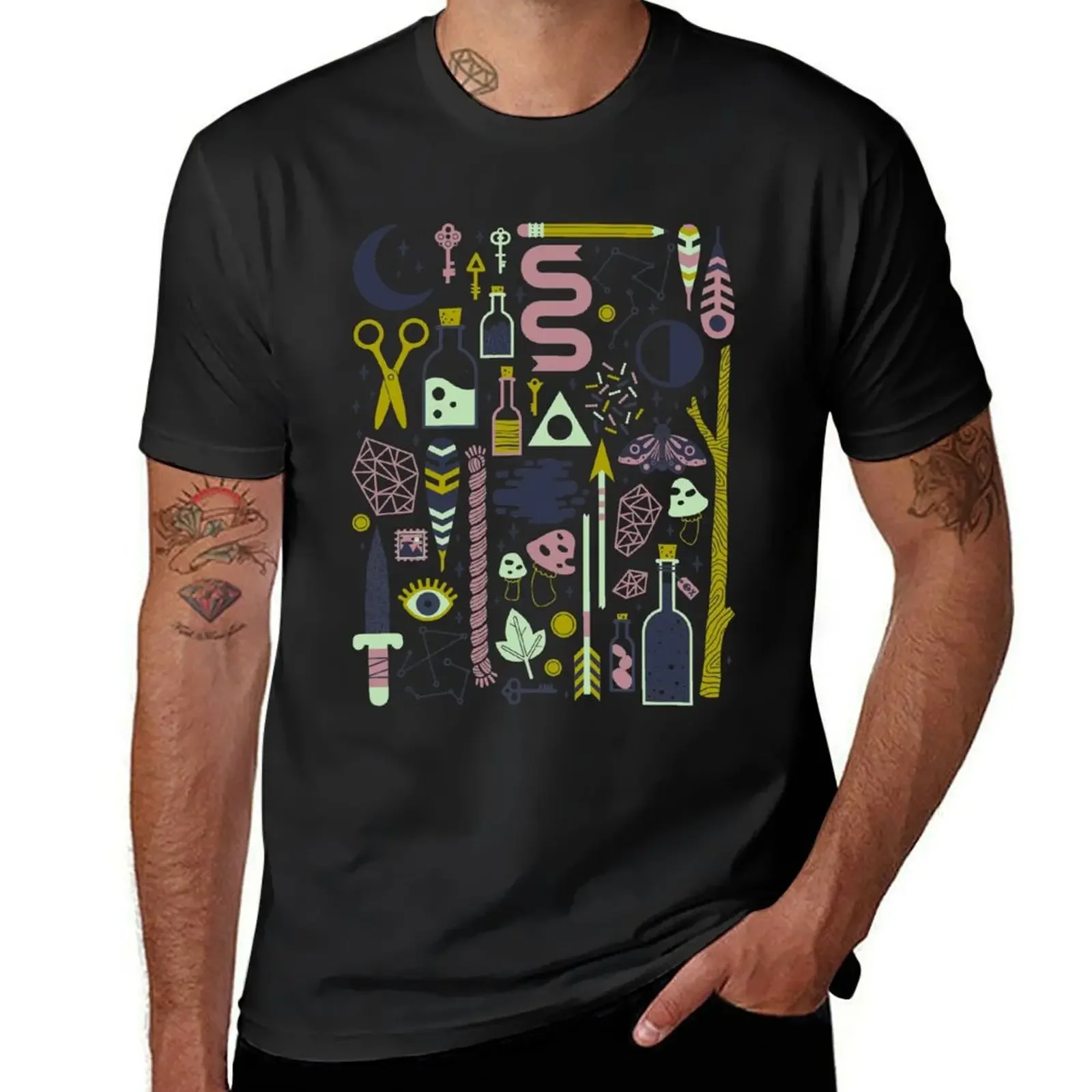 

The Witch's Collection T-Shirt anime clothes sweat sports fans funny t shirts men