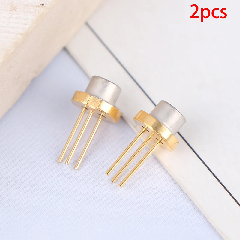 2Pcs 5mw 650nm 2.2V High Power Diode Module Red Laser Head TO 18 Laser Diode Burning Infrared LD Laser Module and good