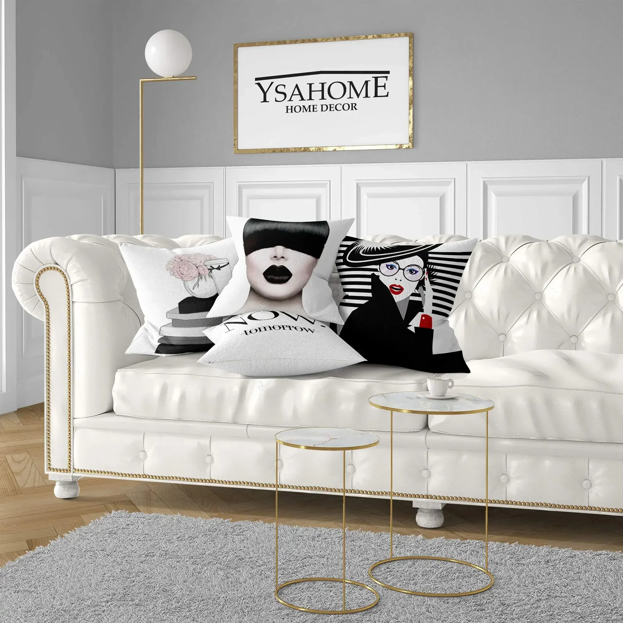 Fashionable women’s favorite linen pillowcase sofa cushion cover home decoration can be customized for you 40x40 50x50 60x60