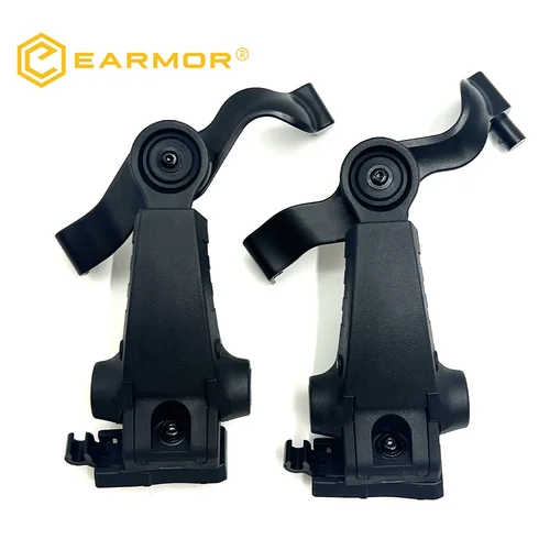 Imagen 2 del producto Soporte de montaje en riel para auriculares ORIGINAL EARMOR M16A 360 °   Adaptador de riel ARC giratorio para auriculares serie MOD4 M32 / M31 / M32H / M31H